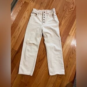 Levi’s rage straight ankle jean